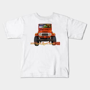 1976 Toyota Land Cruiser FJ40 Kids T-Shirt